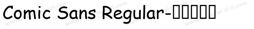 Comic Sans Regular字体转换